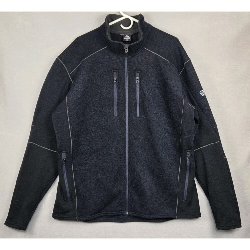 Kuhl Interceptr Full Zip Fleece Jacket Mens Sz XXL Dark Navy EUC